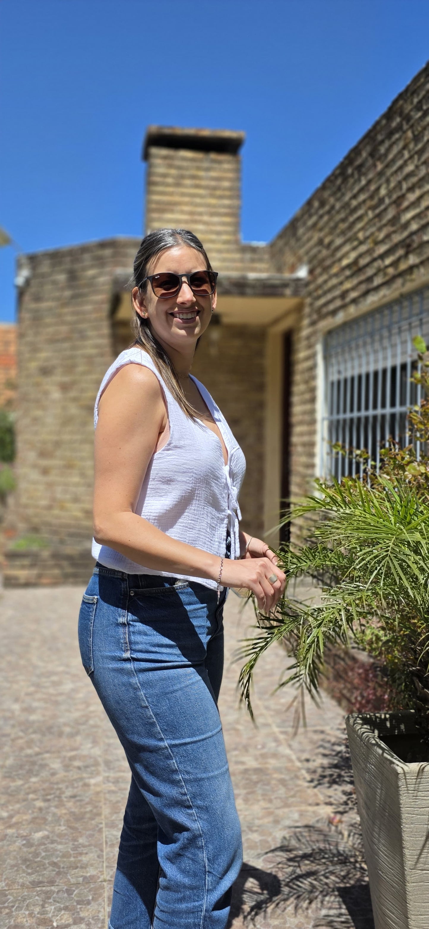 Blusa Selenita - BLANCO