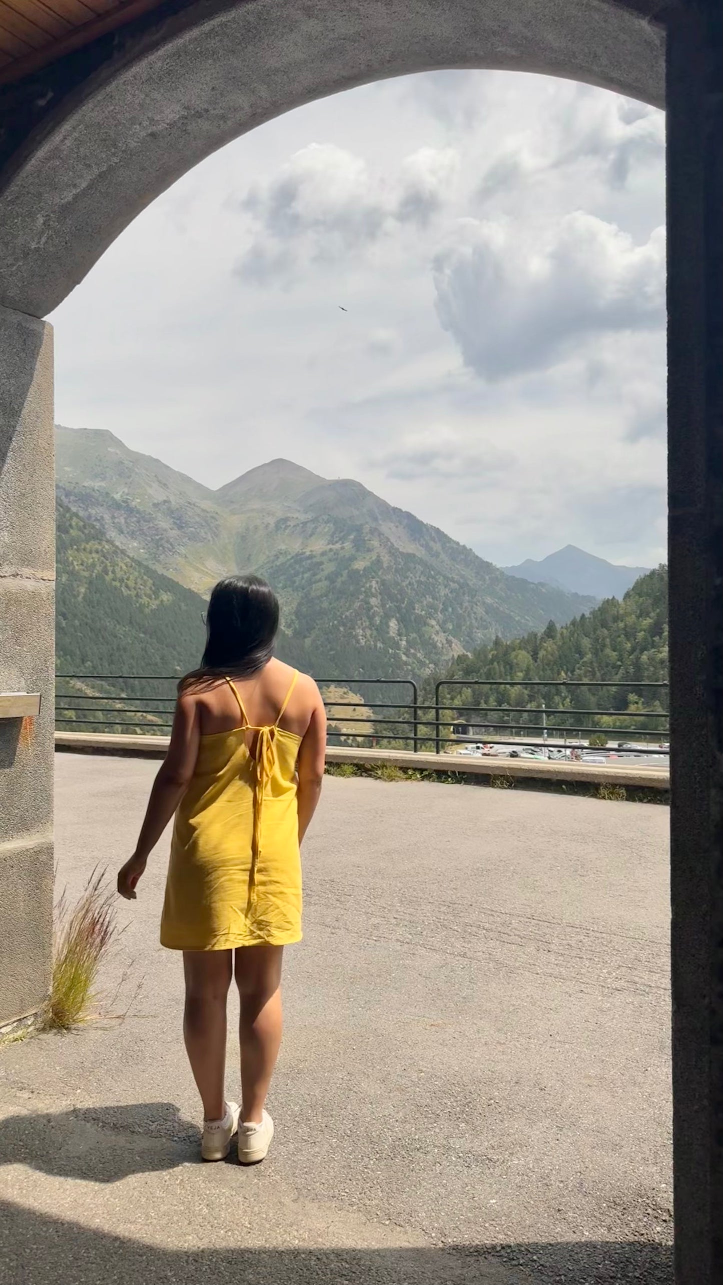Vestido JASPE - AMARILLO